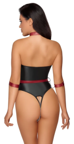 Dominique Leather Bodysuit - Image 4