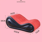 Red Inflatable sexy Sofa - Image 3