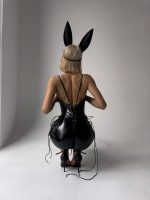 X Leather jumpsuit - Image 3