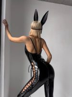 X Leather jumpsuit - Image 4