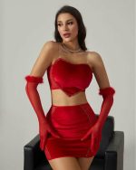 Heart velvet set - Image 8