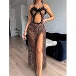 Mesh leopard gown - Image 2