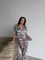 Leopard satine pajamas - Image 6