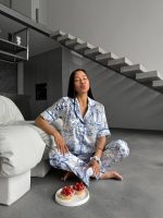 Dior satine pajamas - Image 7