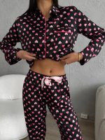 Midnight Hearts Pajama Set - Image 2