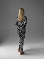 Noir Monogram Pajama Set - Image 4