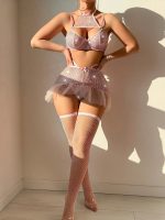 Sequins pink set - Image 5