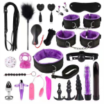 Black on black BDSM set