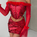 Ruby corset set