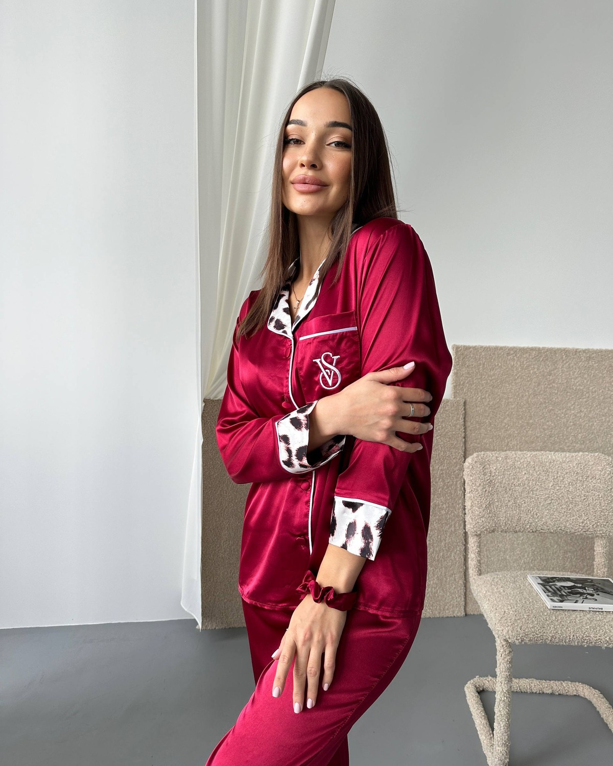 Website design_20260129_010259_0000 VS Burgundy x leopard pajamas - Image 1