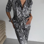 Zebra satine pajamas