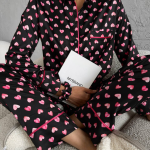 Midnight Hearts Pajama Set