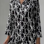 Noir Monogram Pajama Set