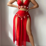 Red sequins set