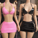 Black skirt latex - Image 3