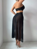 Leather bra chain skirt - Image 2