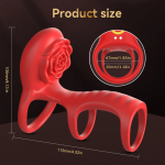 Vibrator cock ring rose - Image 2
