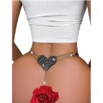 Sparkle heart black string - Image 3