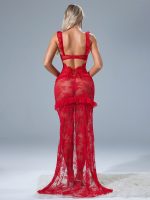 Scarlet Lace Desire Dress - Image 3