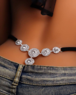 Crystal silver string