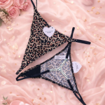 Leopard rhinestones string