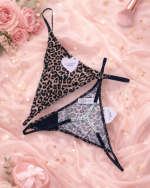 Leopard rhinestones string