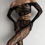 Wild zebra bodystocking