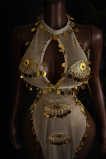 Eye fishnet dance dress - Image 2