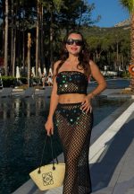 Black sequins beachwear - Image 3
