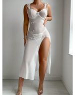 White butterfly dress - Image 4