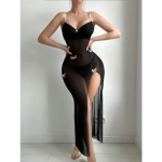 Midnight Butterfly Mesh Dress - Image 4