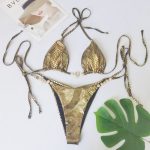 Golden Goddess Crystal Bikini Set - Image 4