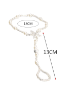 Starfish Pearl Barefoot Anklet - Image 2