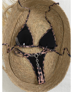 Wild Leopard String Bikini - Image 5